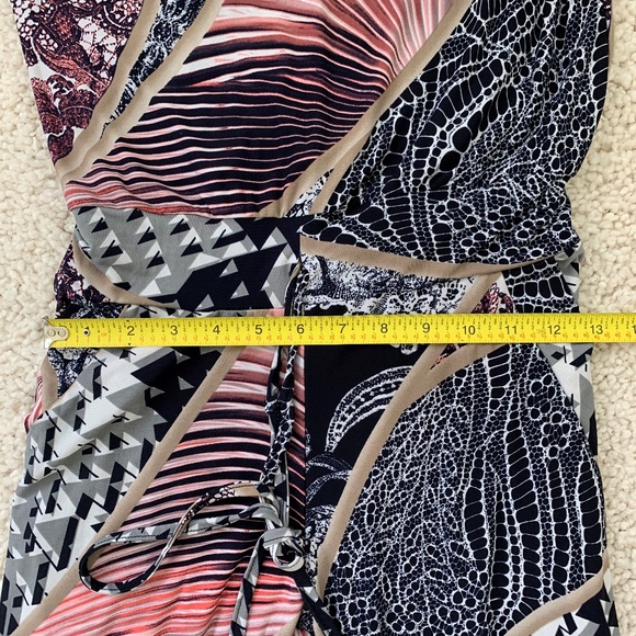 BAMBAM one shoulder jumpsuit Overall M pink black - Picture 5 of 5